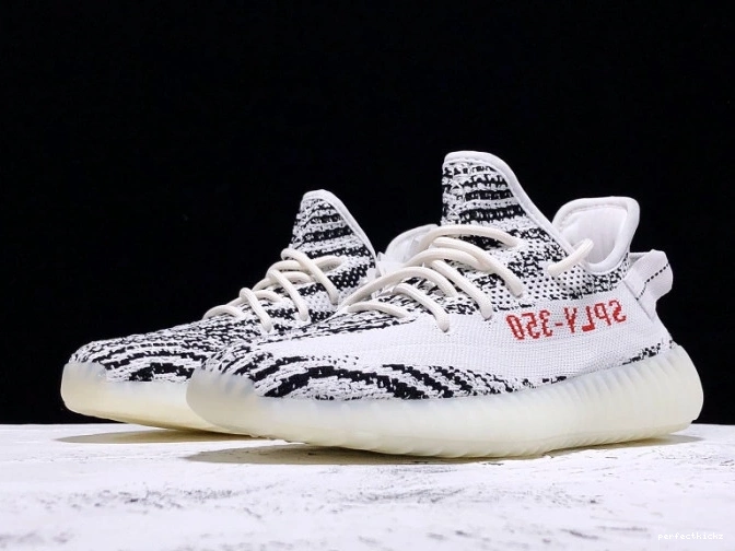 350 White Adidas Yeezy V2 CP9654 Black Zebra Boost 0805